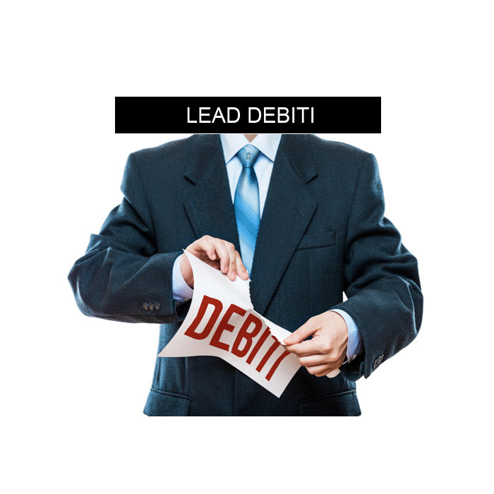 Lead per Agenzie di Riduzione Debiti o Segnalati CRIF da Tutta Italia